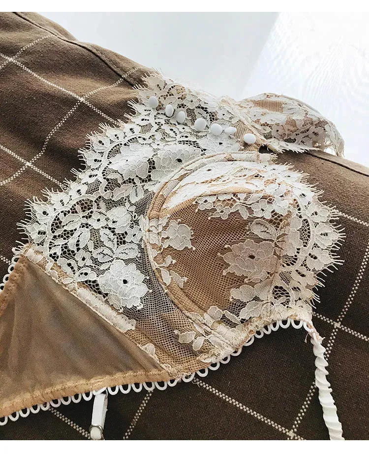 Ultra Thin Lace Underwear Set
