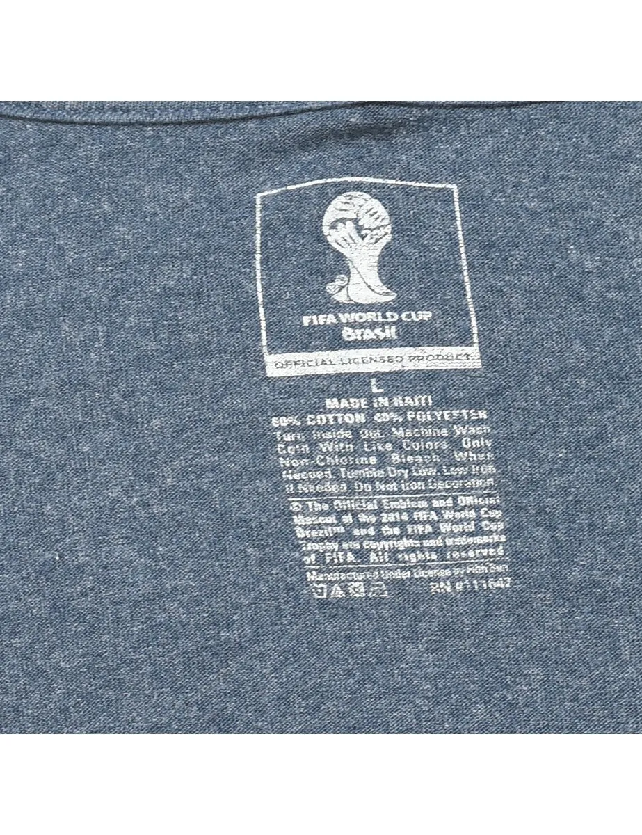 USA Printed T-shirt - L