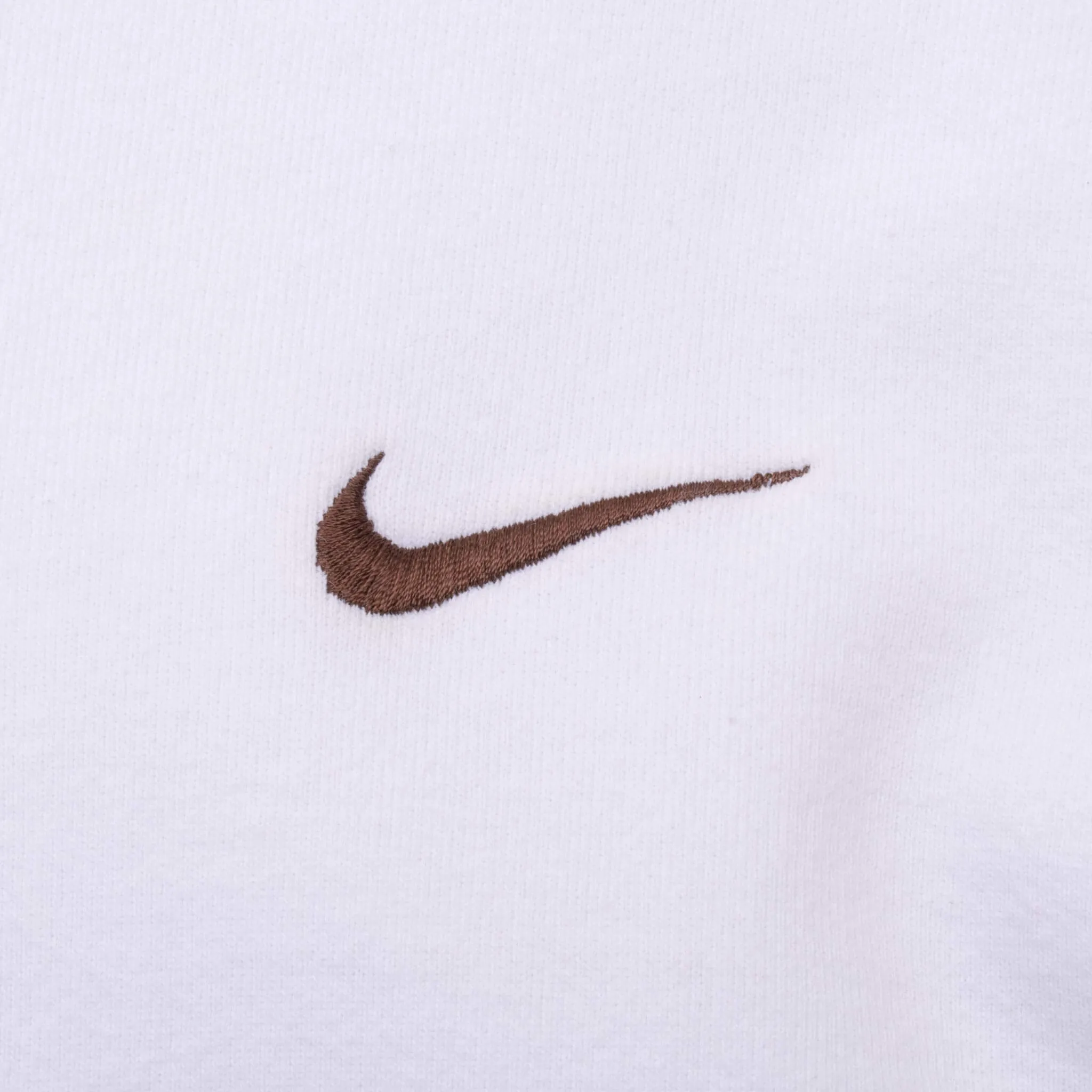 VINTAGE NIKE CLASSIC SWOOSH WHITE SWEATSHIRT 1990S XL MADE IN USA