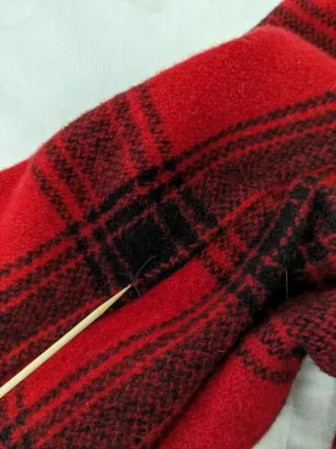 Vintage Pine Crest Wool Hunting Coat Jacket Size 38 Red Plaid