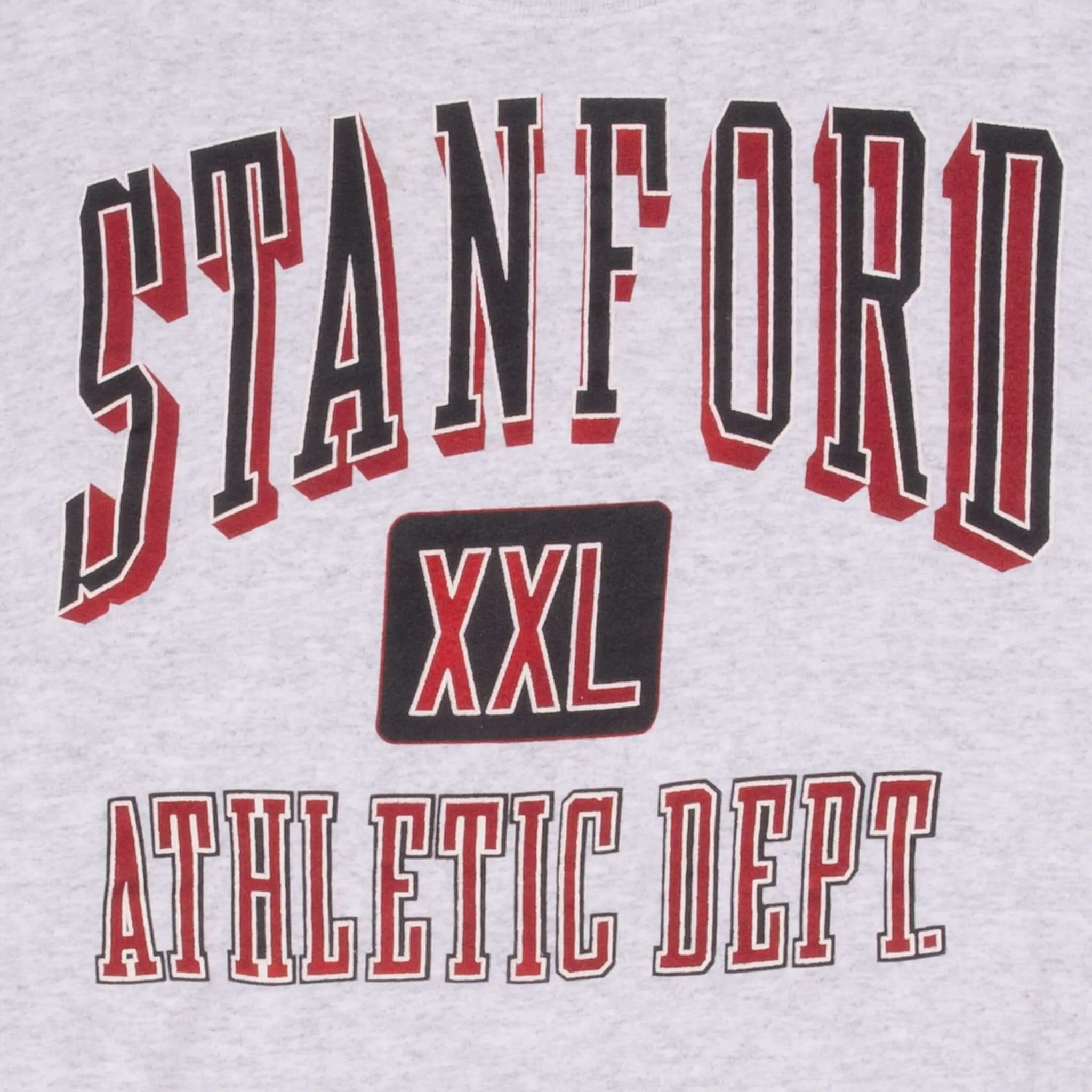 VINTAGE STANFORD GREY CREWNECK SWEATSHIRT 1990S MEDIUM MADE IN USA