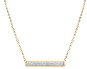 Walters Faith 'CARRINGTON' Rose Gold & Diamond ID Bar Necklace