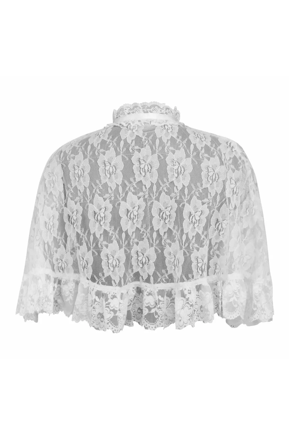 White Lace Cape