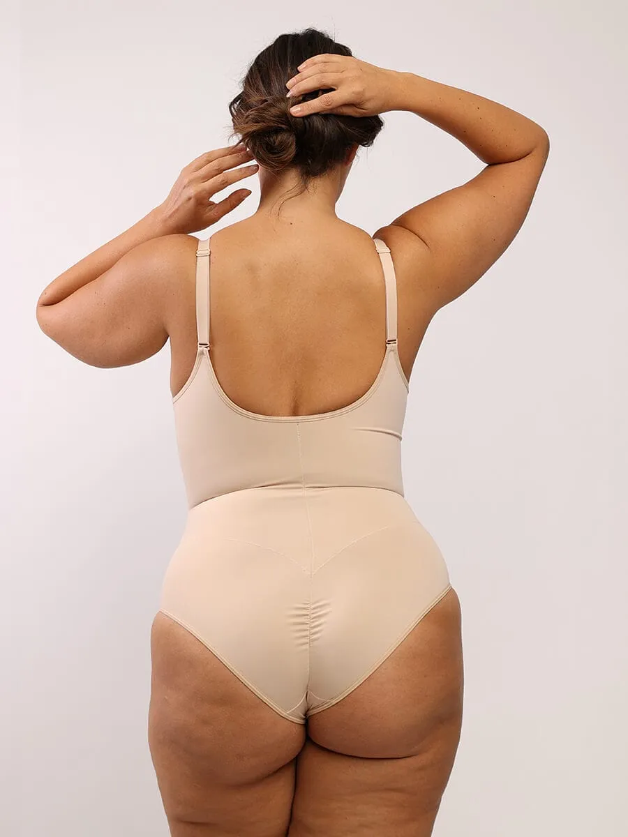 Wholesale One-Piece Bodysuit Back Large U-shaped Design with 3/4 Cup