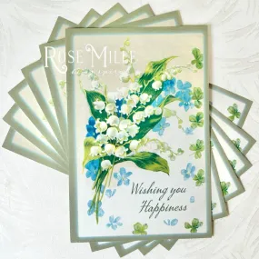 Wishing You Happiness - Layering PostCards