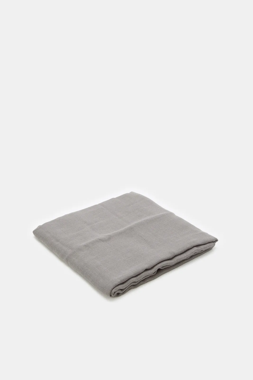 Women Grey Plain Scarf