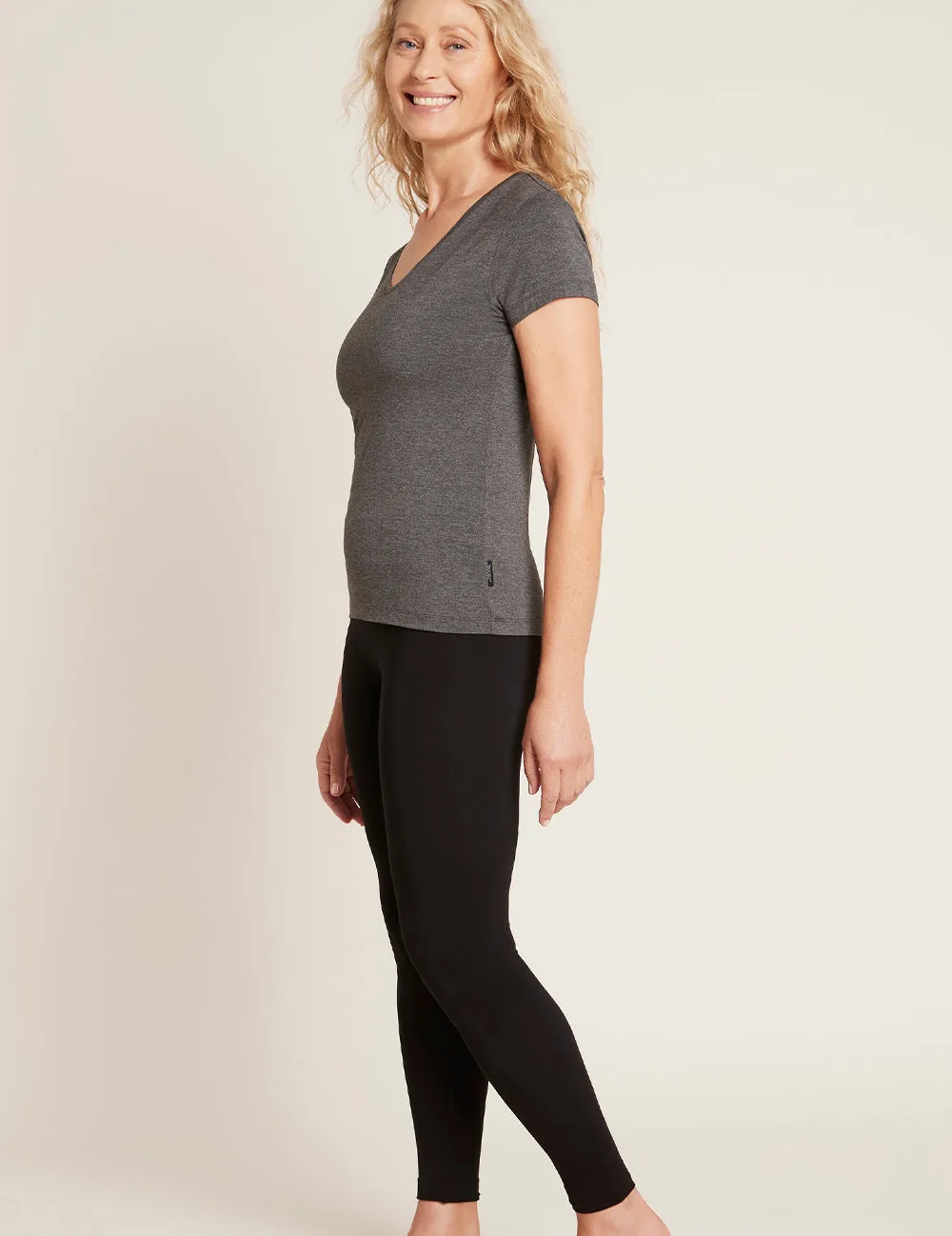 Women's V-Neck T-Shirt - Dark Marl