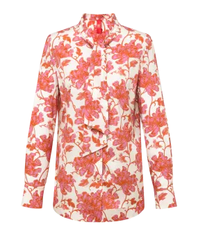 YAYING Printed Silk Shirt