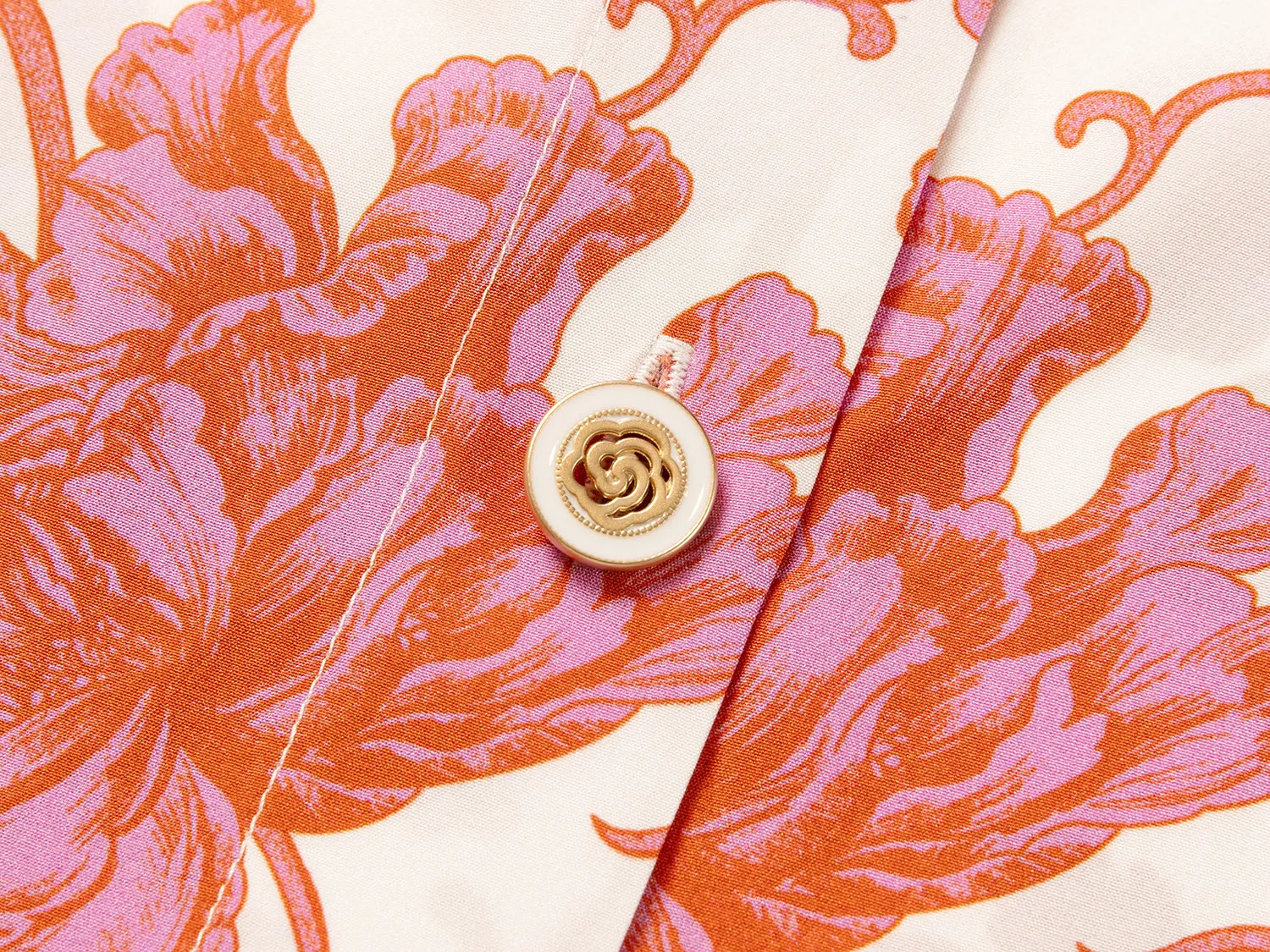 YAYING Printed Silk Shirt
