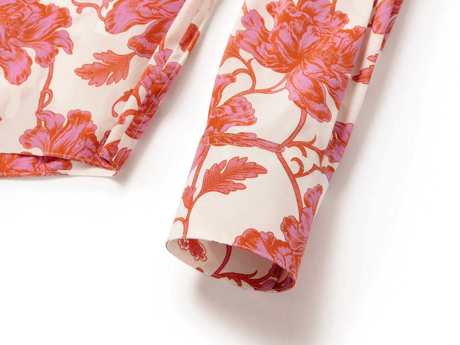 YAYING Printed Silk Shirt