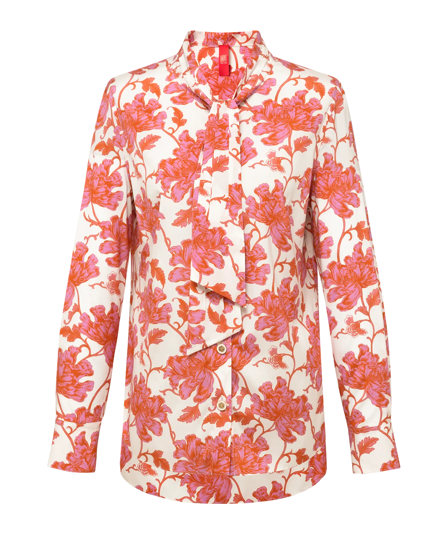 YAYING Printed Silk Shirt
