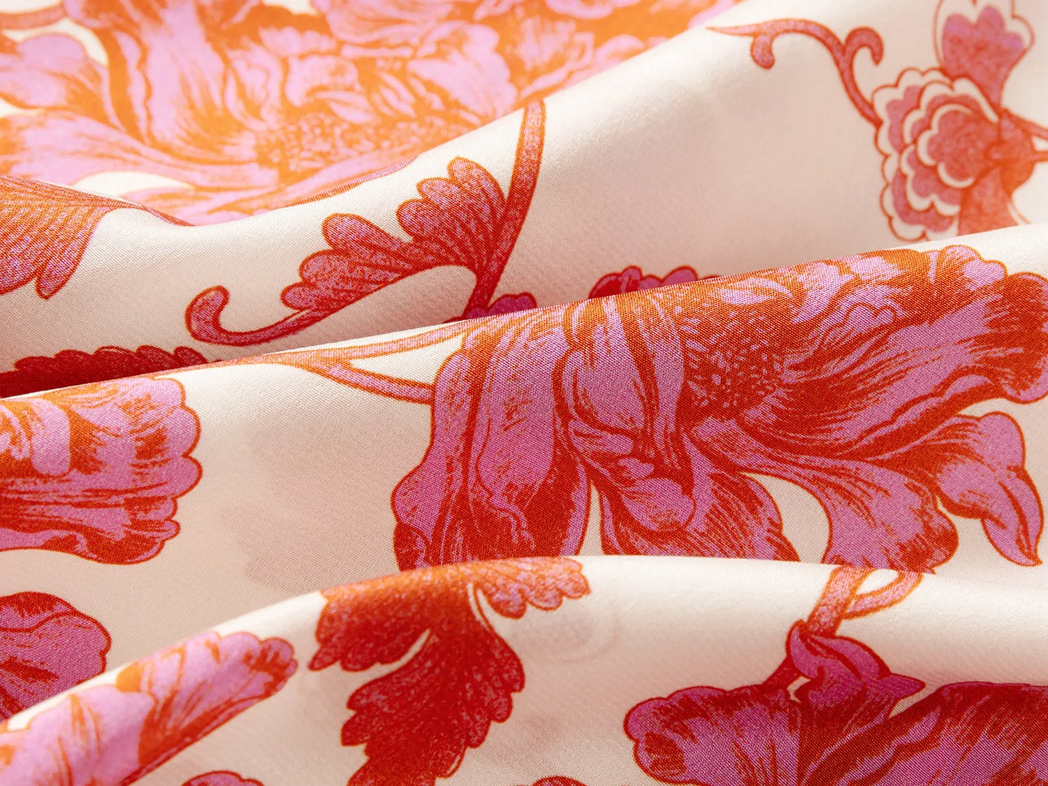 YAYING Printed Silk Shirt