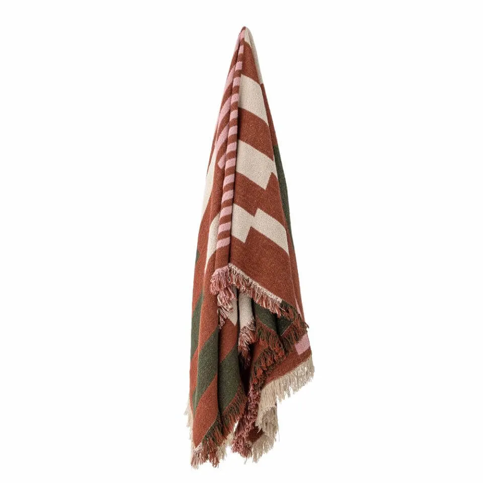 York Throw - Brown - Recycled Cotton